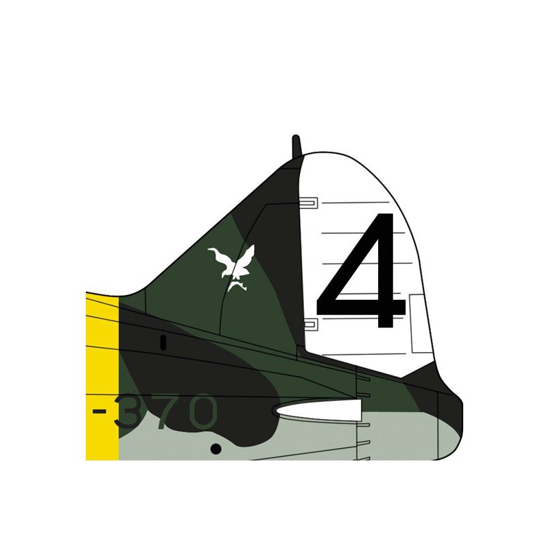 Maquette d'avion en plastique B-239 BUFFALO & Messerschmitt Bf109G-6 1/72