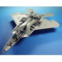 Maquette d'avion en plastique F-22 RAPTOR 1/48 (PT45)