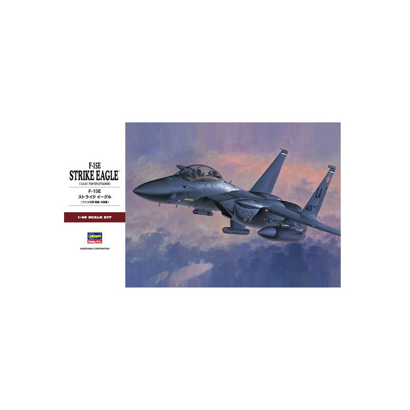 Maquette d'avion en plastique F-15E STRIKE EAGLE 1/48