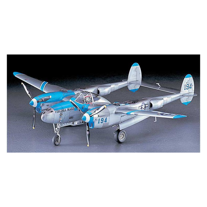 Maquette d'avion en plastique P-38 LIGHTNING (JT1) 1/48