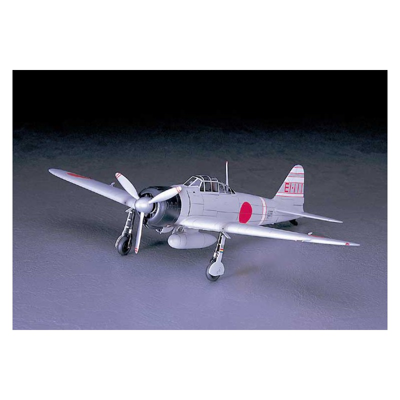 Maquette d'avion en plastique A6M2 ZERO TYPE 21 (JT43) 1/48