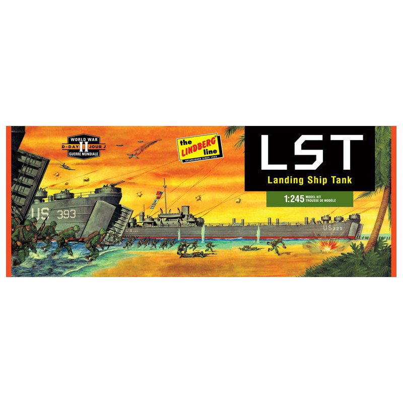 Maquette de Bateau en plastique L.S.T. 1/25