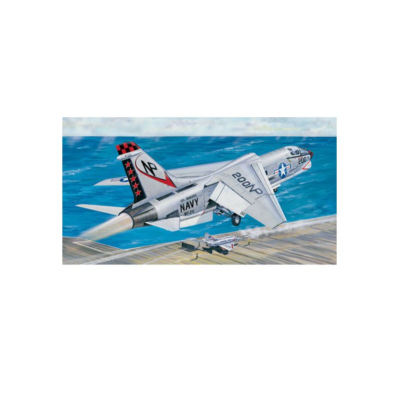 Maquette d'avion en plastique F-8J CRUSADER