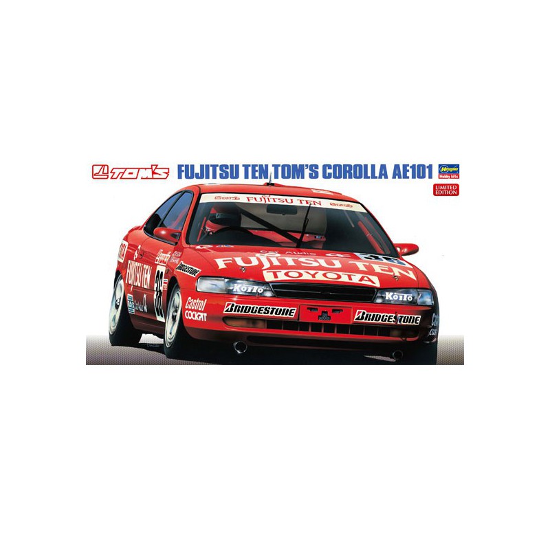 Maquette de voiture en plastique FUJITSU TEN TOMS CORROLA