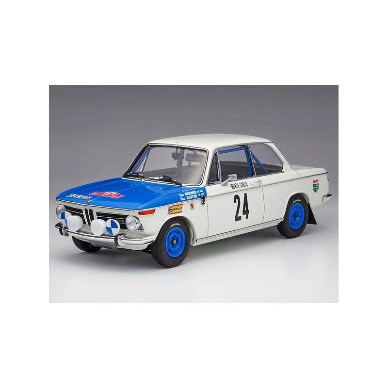 Maquette de voiture en plastique BMW 2002ti 1969 Monte Carlo 1/24