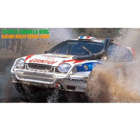 Maquette de voiture en plastique TOYOTA COROLLA WRC SAFARI RALLY KENYA 1998 1/24 Maquette de voiture en plastique TOYOTA COROLLA WRC SAFARI RALLY KENYA 1998 1/24