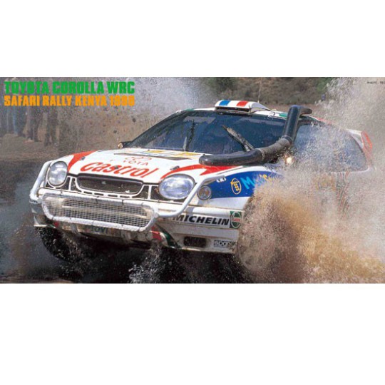 Maquette de voiture en plastique TOYOTA COROLLA WRC SAFARI RALLY KENYA 1998 1/24 Maquette de voiture en plastique TOYOTA COROLLA WRC SAFARI RALLY KENYA 1998 1/24