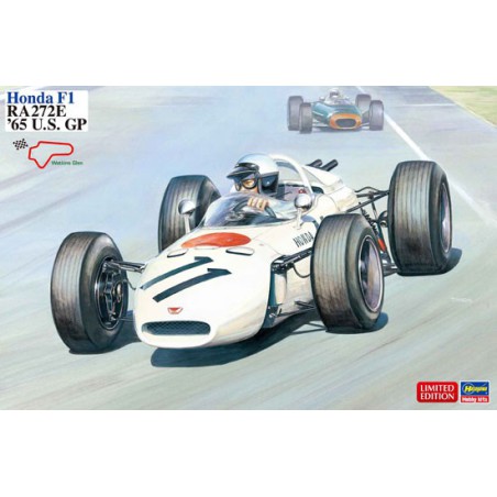 Maquette de voiture en plastique Honda F1 RA272E `65 U.S. GP 1/24