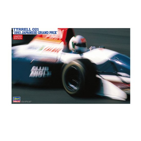 Maquette de voiture en plastique TYRREL 021 1993 Japan GP 1/24 Maquette de voiture en plastique TYRREL 021 1993 Japan GP 1/24