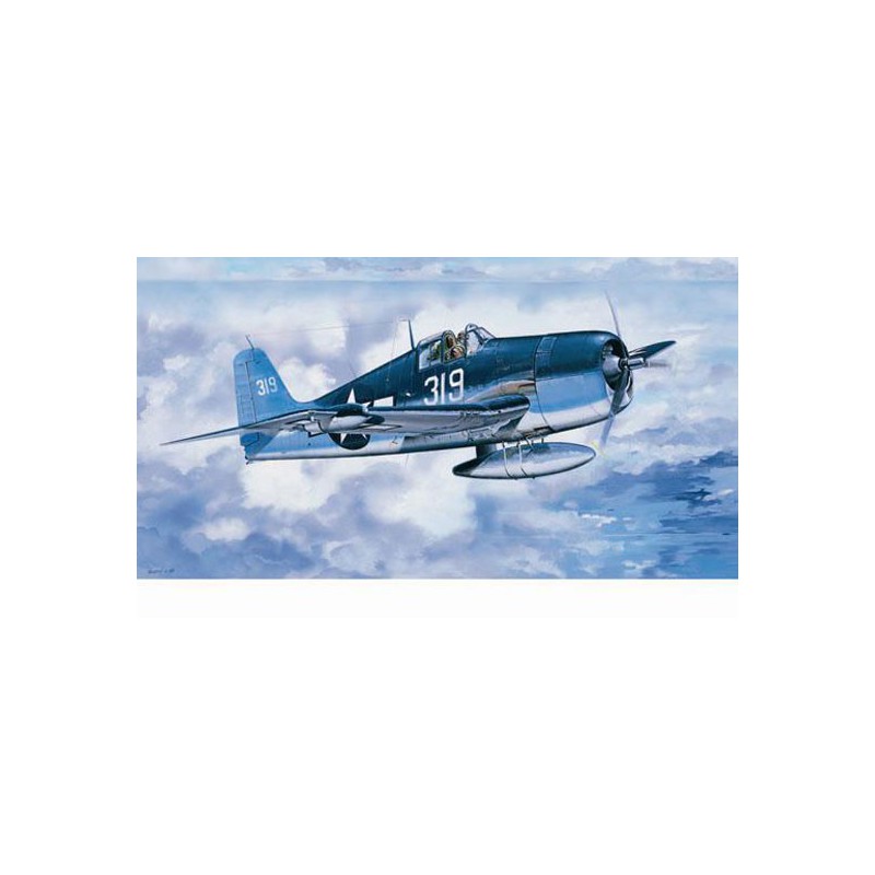 Maquette d'avion en plastique F6F-3N "HELLCAT"