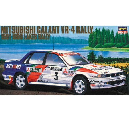 Maquette de voiture en plastique MITSUB. GALANT RALLY 1/24 Maquette de voiture en plastique MITSUB. GALANT RALLY 1/24