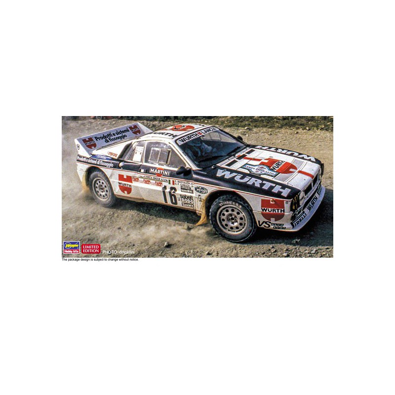 Maquette de voiture en plastique LANCIA 037 RALLY