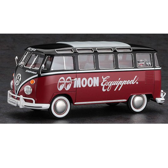 Maquette de voiture en plastique VW Combi Type 2 Bus Moon 1/24 Maquette de voiture en plastique VW Combi Type 2 Bus Moon 1/24
