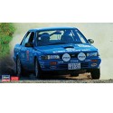 Maquette de voiture en plastique Nissan Bluebird Calsonic rally 1989 1/24 Maquette de voiture en plastique Nissan Bluebird Calsonic rally 1989 1/24