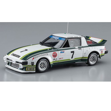 Maquette de voiture en plastique Mazda Savanna RX-7 Daytona 79 1/24 Maquette de voiture en plastique Mazda Savanna RX-7 Daytona 79 1/24