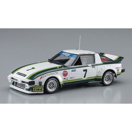 Maquette de voiture en plastique Mazda Savanna RX-7 Daytona 79 1/24 Maquette de voiture en plastique Mazda Savanna RX-7 Daytona 79 1/24