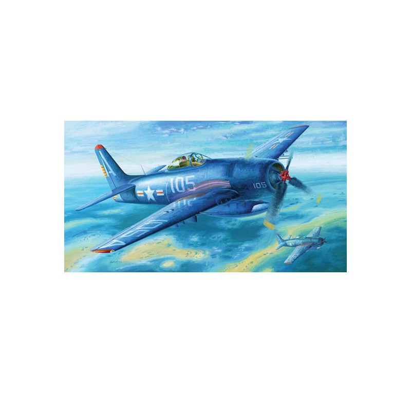 Maquette d'avion en plastique F8F-2 BEARCAT