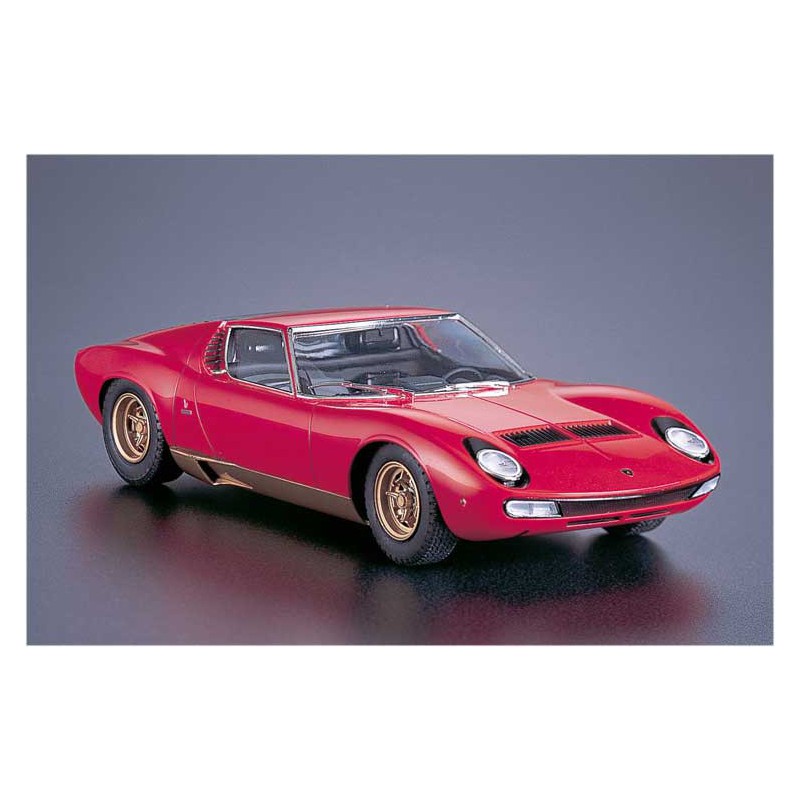 Maquette de voiture en plastique HC 13 LAMBORGHINI Miura 1/24
