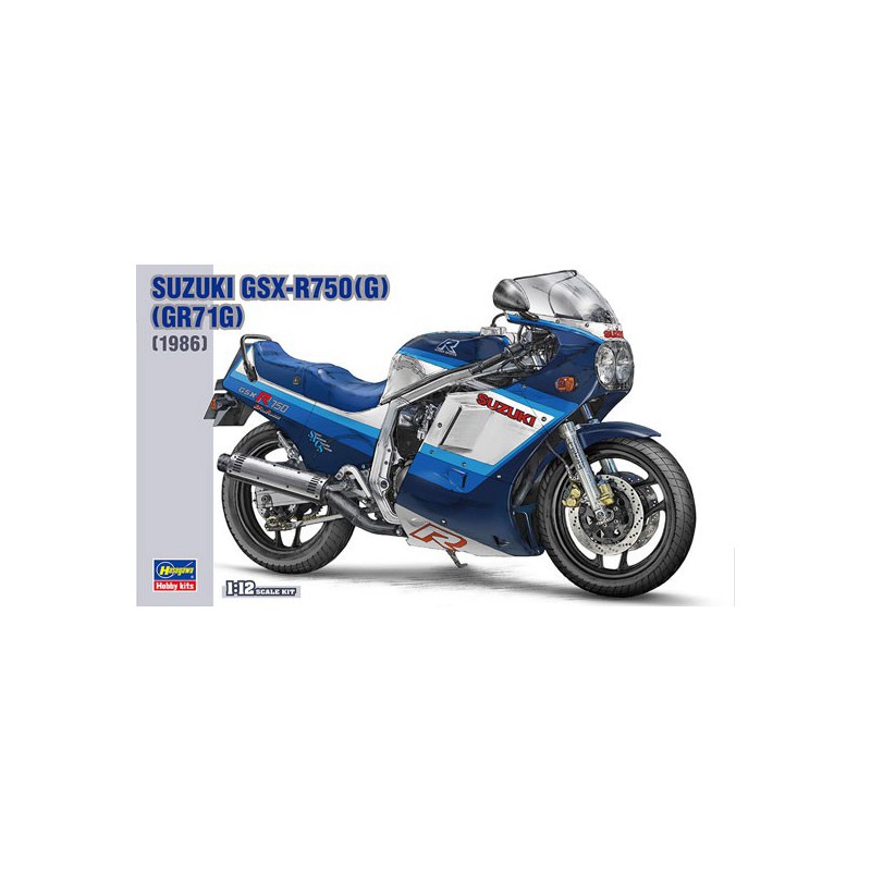 Maquette de moto en plastique Suzuki GSX-R750(G) 1/12