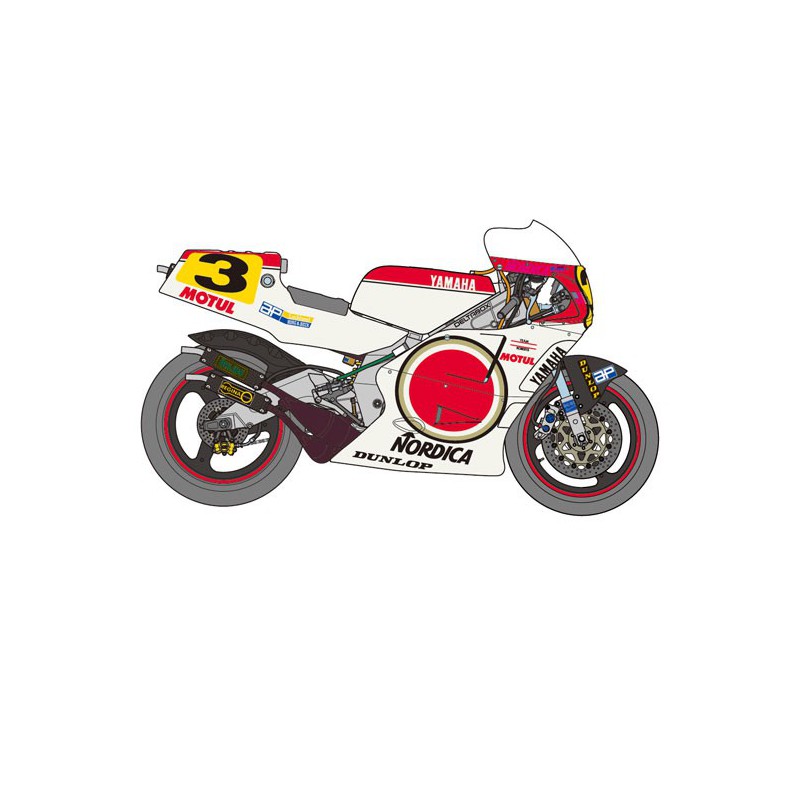 Maquette de moto en plastique Yamaha YZR5001/12
