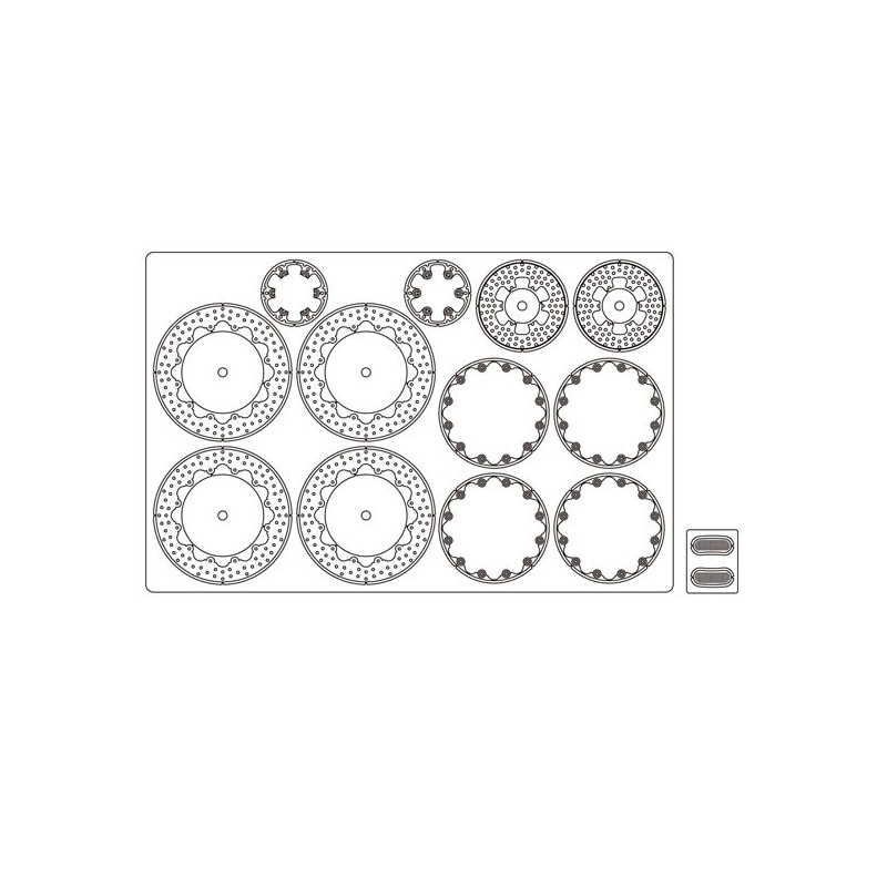 Maquette de moto en plastique Photo Découpe YZR500