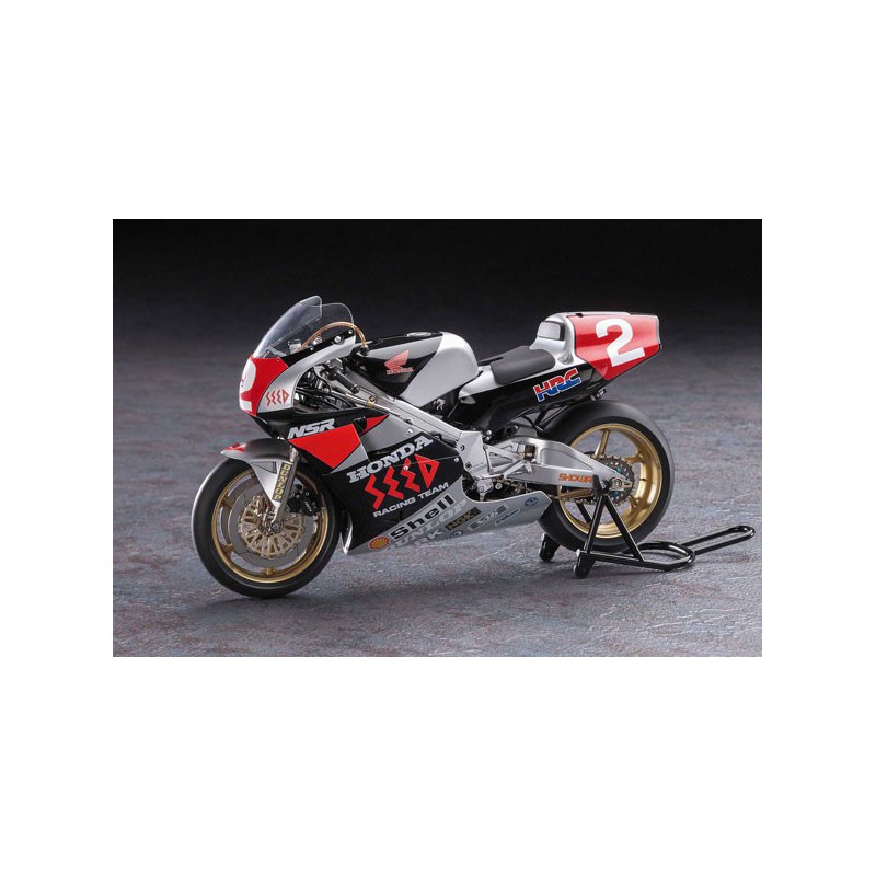 Maquette de moto en plastique Honda NSR500 1989 SEED RACING 1/12