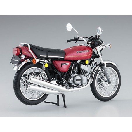 Maquette de voiture en plastique Kawasaki KH400-A3 / A4 1/12 Maquette de voiture en plastique Kawasaki KH400-A3 / A4 1/12