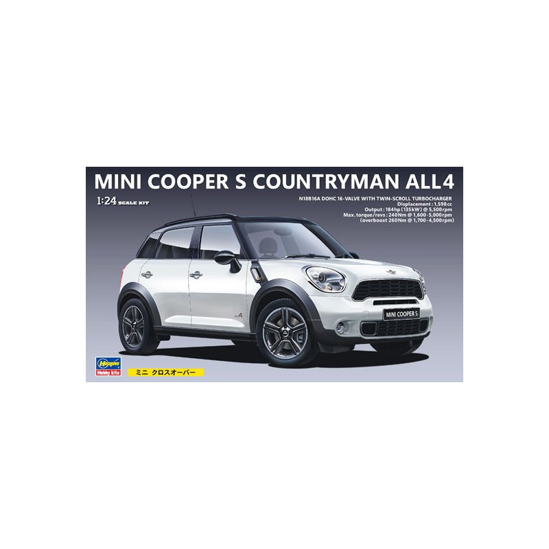 Maquette de voiture en plastique BMW MINICOOPER COUNTRYMAN 1/24