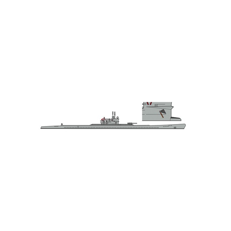 Maquette de Bateau en plastique U-Boat Type VIIC/IXC 1/700
