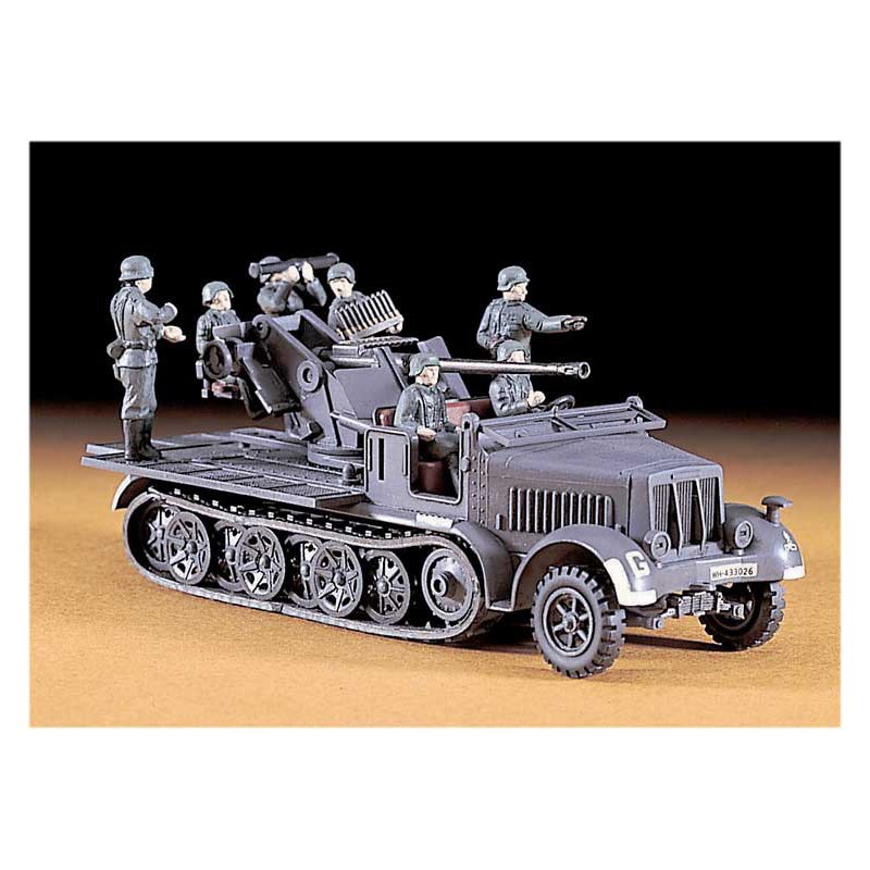 Maquette de Char en plastique MT 18 8 TON HALF TRACK AA 1/72