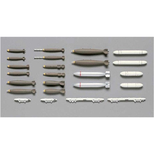 Maquette d'avion en plastique X72-1 BOMBES ROCKETS US 1/72