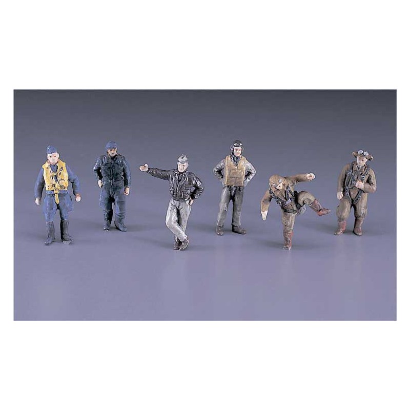 Maquette d'avion en plastique X72-9 WWII PILOTS SET 1/72