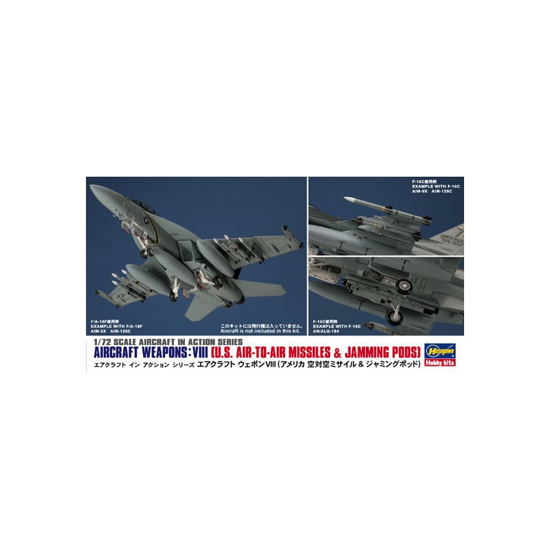 Maquette d'avion en plastique 1/72AIRCRAFT WEAPONS: VIII