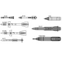 Maquette d'avion en plastique Russian Aircraft Weapons Set 1/72 Maquette d'avion en plastique Russian Aircraft Weapons Set 1/72