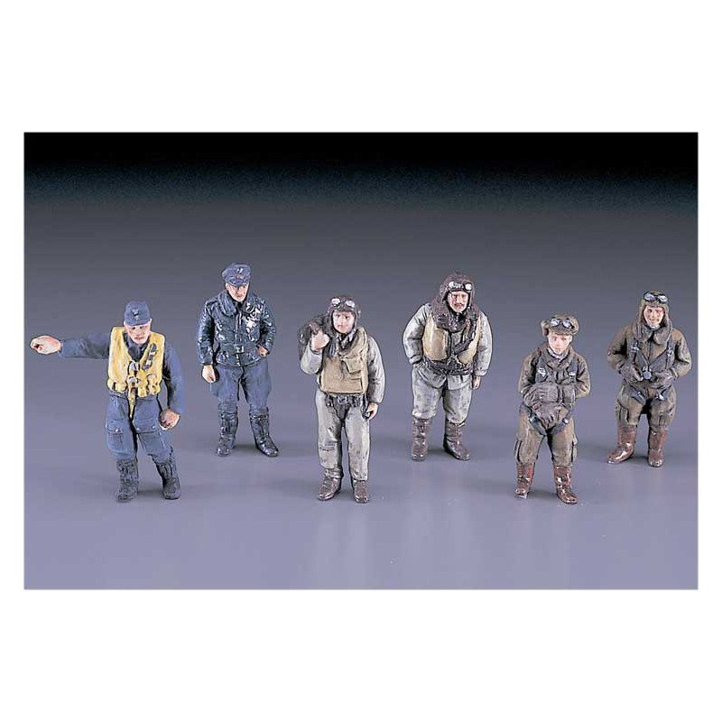 Maquette d'avion en plastique X48-7 WWII PILOTS SET 1/48