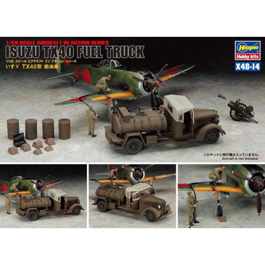 Maquette de camion en plastique ISUZU TX40 FUEL TRUCK 1/48 Maquette de camion en plastique ISUZU TX40 FUEL TRUCK 1/48