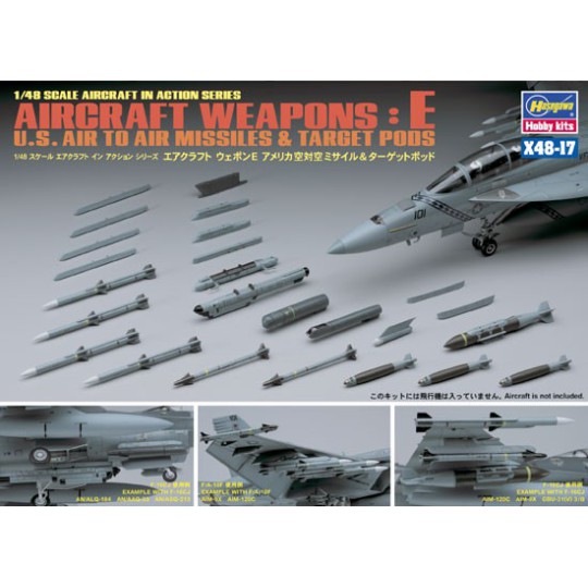 Maquette d'avion en plastique X48-17 U.S. AIRCRAFT WEAPONS E Maquette d'avion en plastique X48-17 U.S. AIRCRAFT WEAPONS E