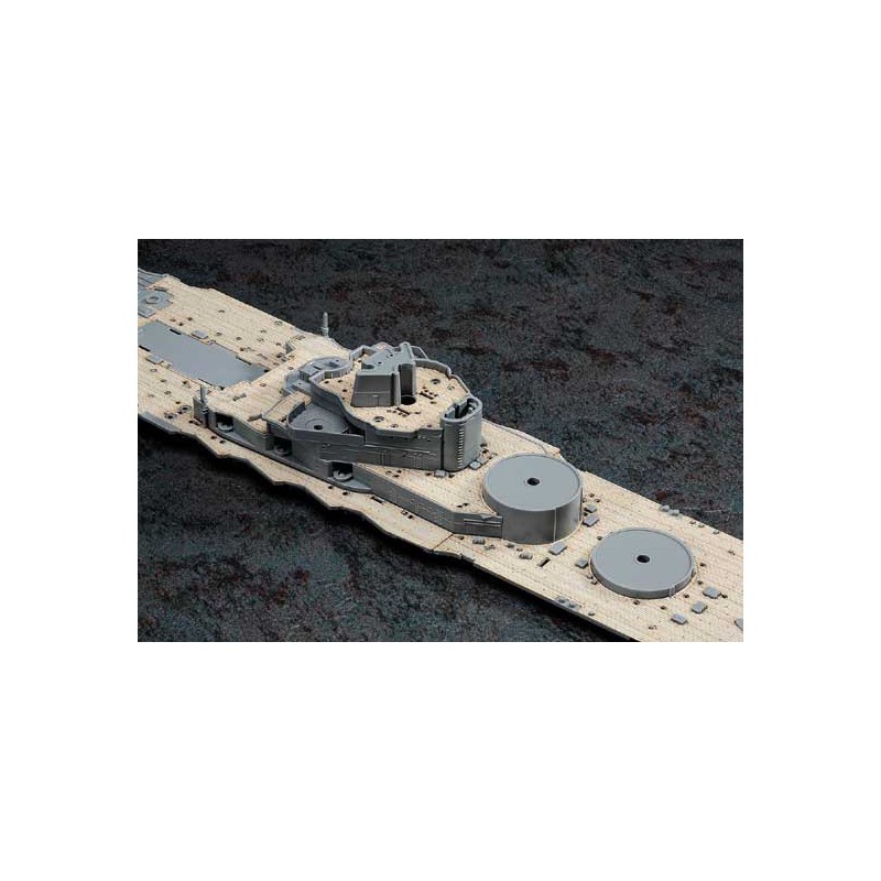 Maquette de Bateau en plastique PONT EN BOIS MUTSU 1/350