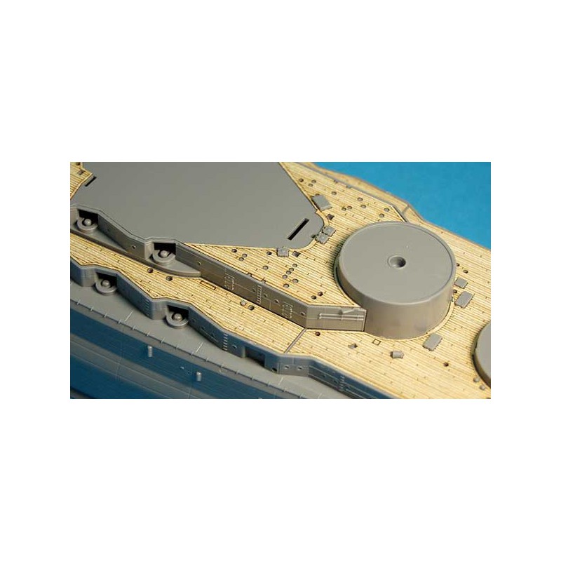Maquette de Bateau en plastique PONT EN BOIS POUR NAGATO 1/350