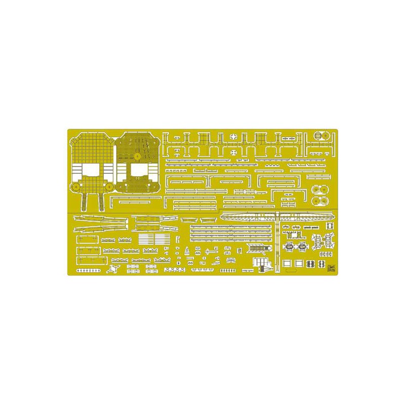 Maquette de Bateau en plastique SUPER DETAILS YAHAGI 1/350