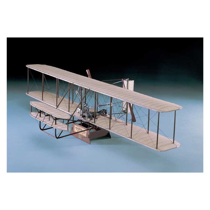 Maquette d'avion en bois WRIGHT FLYER I MUSEUM1/16