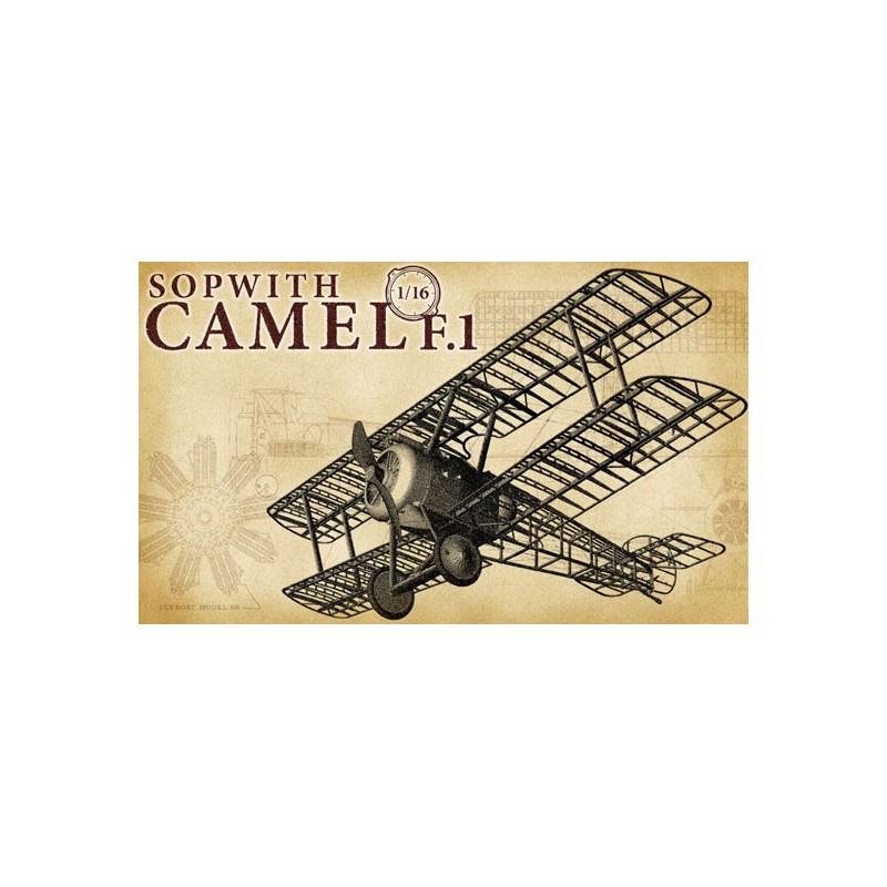 Maquette d'avion en plastique Sopwith Camel F1 1/16