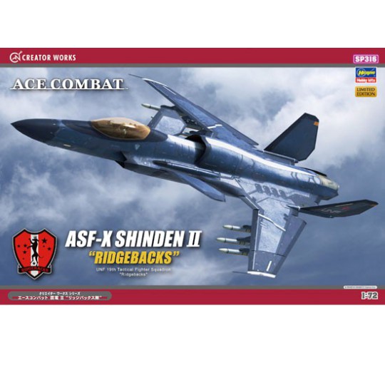 Maquette d'avion en plastique Ace ASF-X Shinden 1/72 Maquette d'avion en plastique Ace ASF-X Shinden 1/72