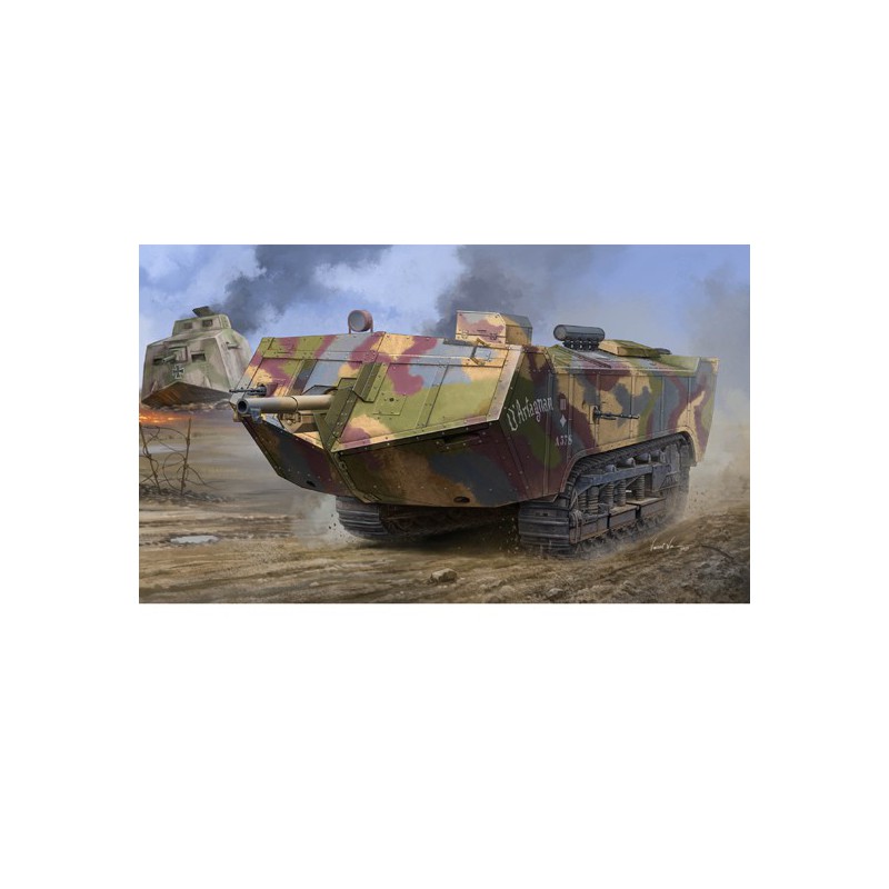Maquette de Char en plastique Saint Chamond Late 1/35