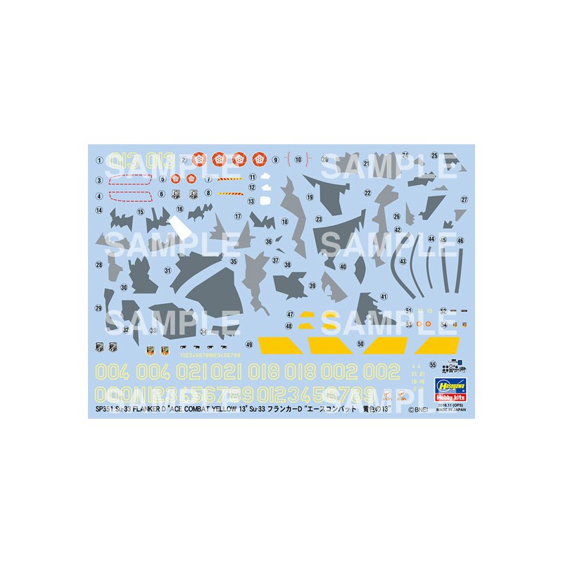 Maquette d'avion en plastique Su-33 ACE Egg Plane