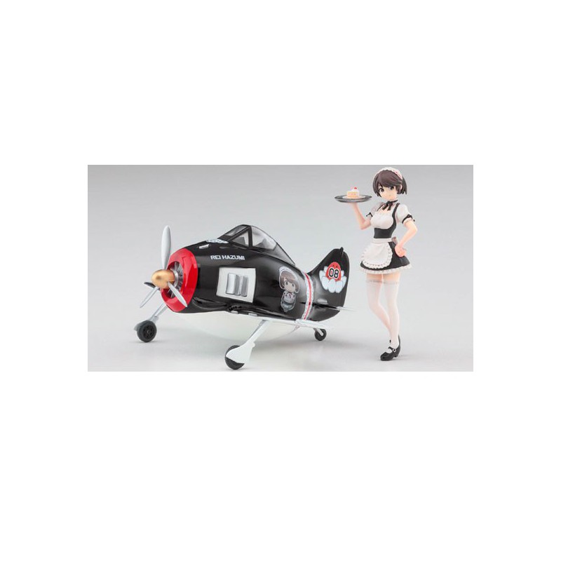 Modèle de science-fiction en plastique Egg Girls Collection No.08 “Rei Hazumi”(MAID)