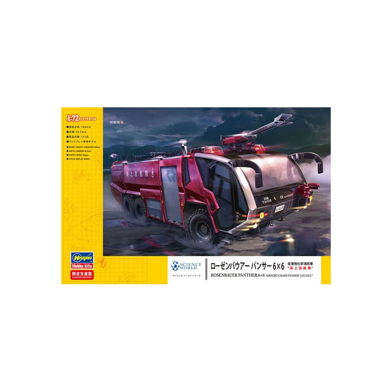 Maquette de camion en plastique PANTHER AIRPORT TENDER 1/72