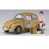 Maquette de voiture en plastique VW BEETLE + EGG GIRL 1/24 Maquette de voiture en plastique VW BEETLE + EGG GIRL 1/24