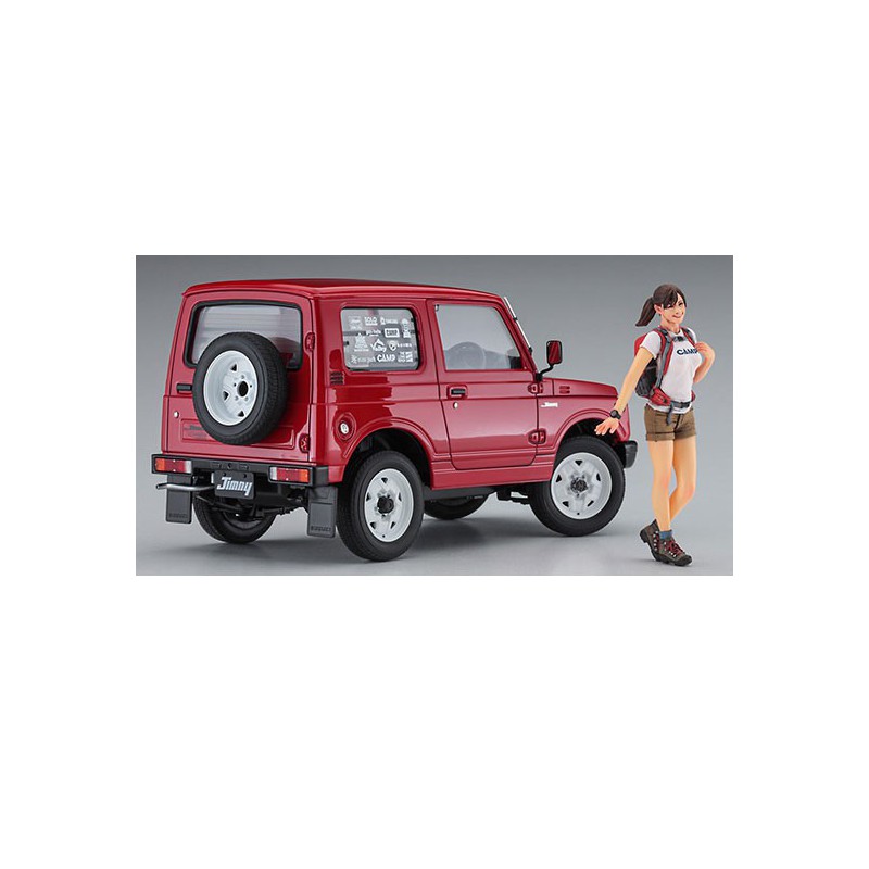 Maquette de voiture en plastique Suzuki Jimny+ Girl 1/24