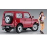 Maquette de voiture en plastique Suzuki Jimny+ Girl 1/24 Maquette de voiture en plastique Suzuki Jimny+ Girl 1/24